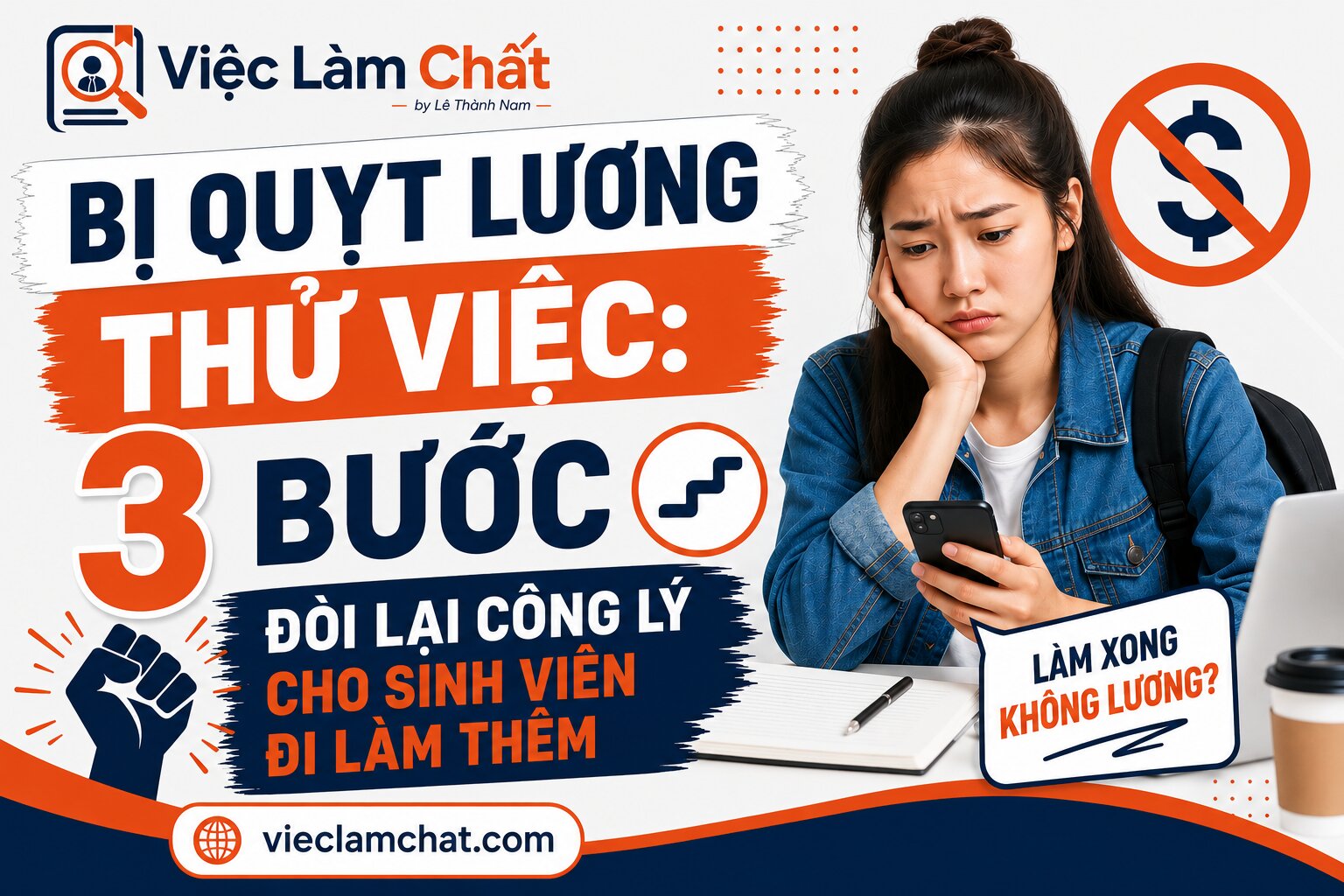 Bị Quỵt Lương Thử Việc 3 Bước Đòi Lại Công Lý Cho Sinh Viên Đi Làm Thêm